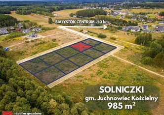 działka na sprzedaż - Juchnowiec Kościelny, Solniczki