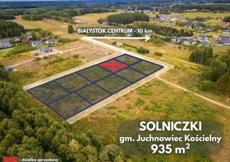 działka na sprzedaż - Juchnowiec Kościelny, Solniczki